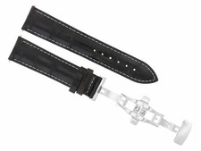 20MM LEATHER BAND STRAP CLASP