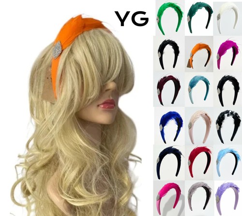 Feather fascinator alice band - feather,