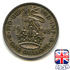 An ENGLISH 1948 GEORGE VI ONE