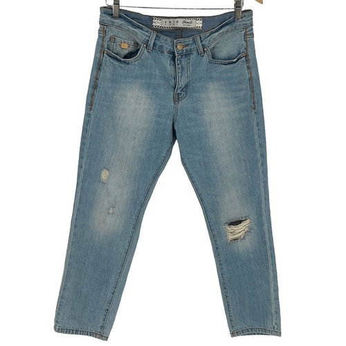 Denim womens ripped - ripped, slim