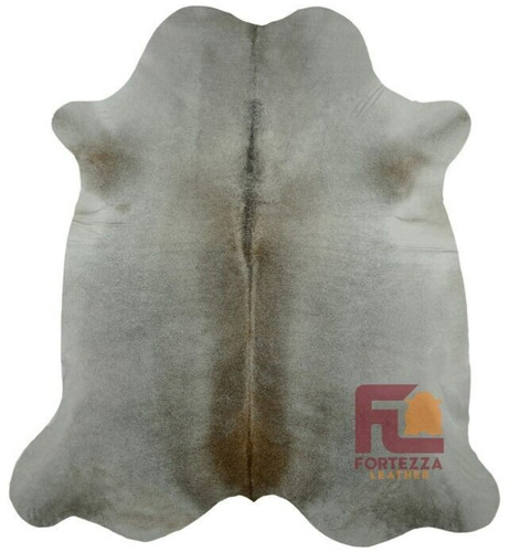 Cowhide rug gray premium - |,