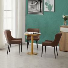 2x Luxury Dining Chairs Metal