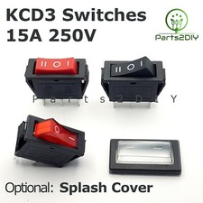 KCD3 250V 15A  2/3 Positions