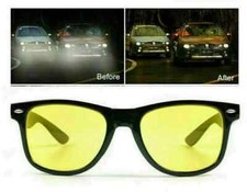 Night Driving Glasses HD Anti Glare Vision Polarized Yellow Lens Tinted Unisex
