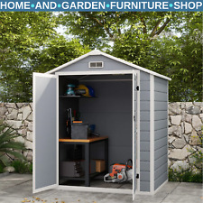 Grey Garden Shed 6 x 4.5ft