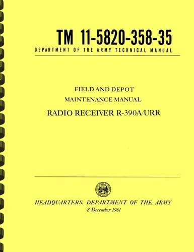 Collins 390a urr radio - r-390a,