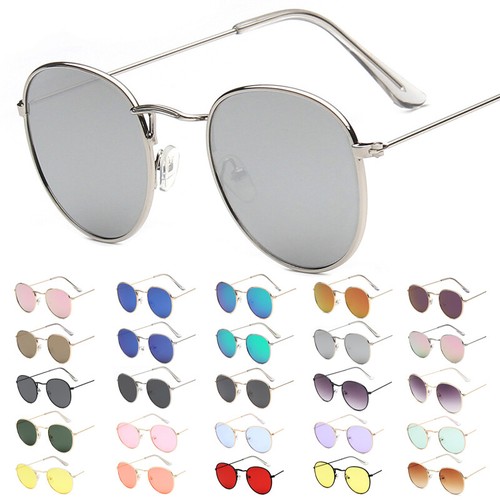 Retro trendy round sunglasses - retro,