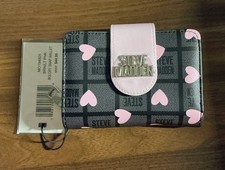 STEVE MADDEN BLACK W/LT PINK