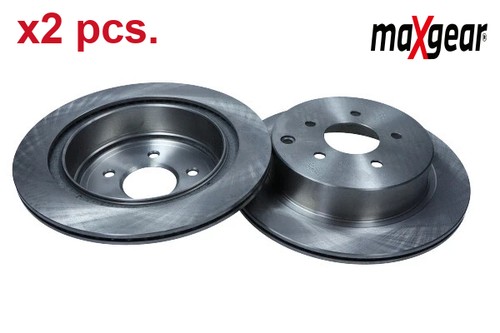 Pcs rear brake disc set - x2,