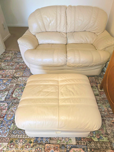 Seater cream sofa and - seater,