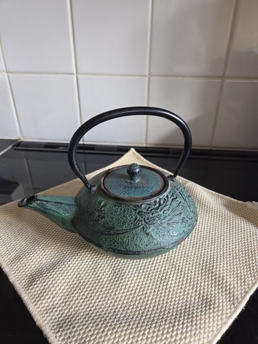 Japanese cast iron teapot - cast,