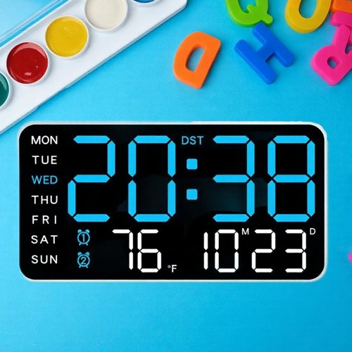 Desk wall clock digital - wall,