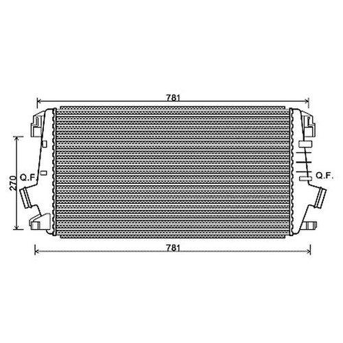 Intercooler for vauxhall astra - intercooler,
