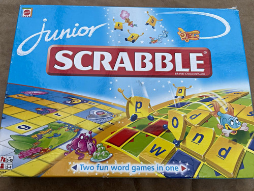 Mattel junior scrabble board - scrabble,