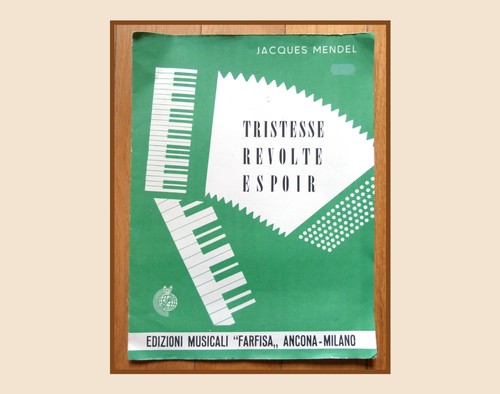 Mendel tristesse revolte - j, 'tristesse