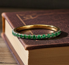 18ct Gold Emerald Eternity