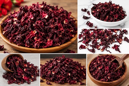 Hibiscus pure dried flowers - hibiscus,