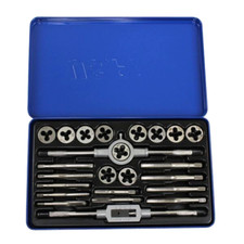 US PRO UNC UNF Tap and Die Set 1/4, 5/16, 3/8, 7/16 & 1/2  24pc 2621 Imperial