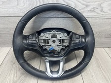 12-18 PEUGEOT 208/2008 GT LINE MULTIFUNCTION LEATHER FLAT BOTTOM STEERING WHEEL
