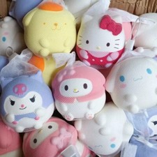 Anime Sanrio Plush Toys Kawaii Hello Kitty Cinnamoroll Kuromi Stress Relief Toy