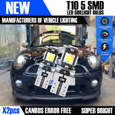PREMIUM MINI COOPER S LED SIDELIGHT BULBS WHITE ERROR FREE SIDE LIGHTS UK STOCK