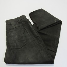 Mens Leather Regular straight