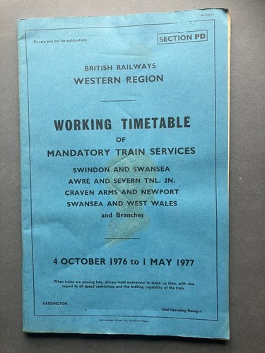 Vintage 1976 british rail - 1976,