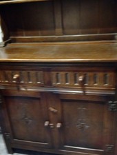 Welsh Dresser Dark Oak Wood