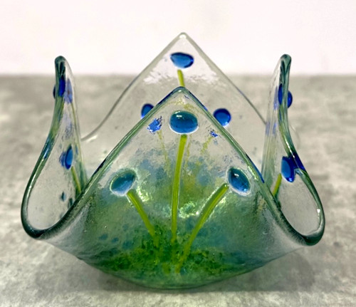 Handkerchief art glass bowl - handkerchief,