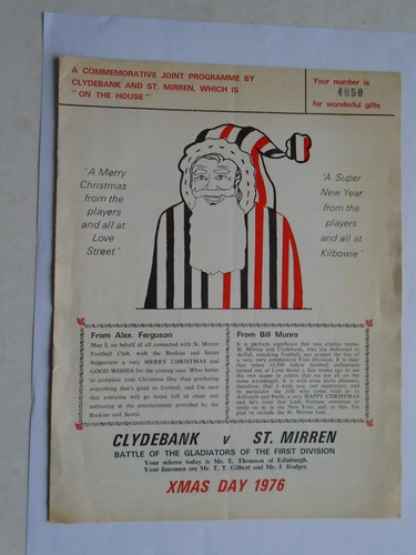Clydebank mirren 1977 78 - clydebank, st