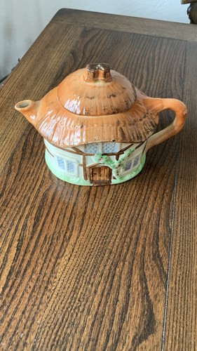 Early cottage ware teapot - early,