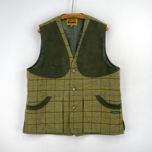Hucklecote tweed shooting vest - shooting,