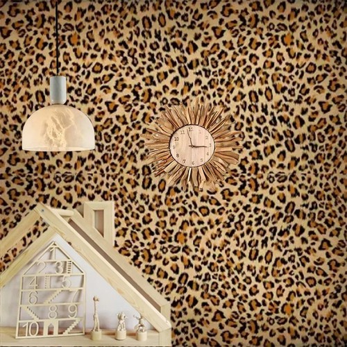 Leopard print wallpaper peel - leopard,