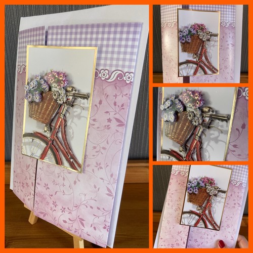 Handmade decoupage card - handmade,