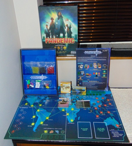 Pandemic board game man - board, by