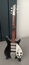Beatles. John Lennon. Rickenbacker 325. Black. Minature Electric Guitar.