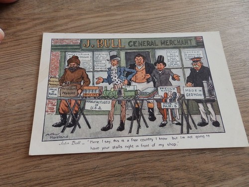 Postcard john bull general - john,