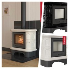 Tiled wood /logs burning steel