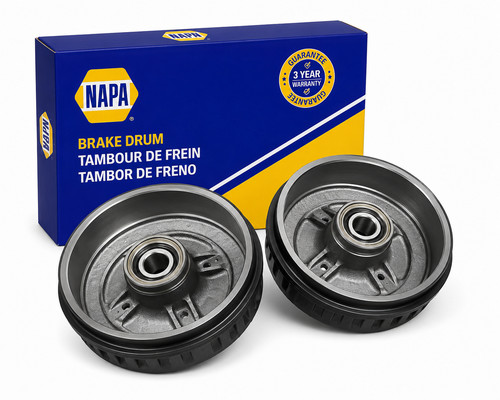 Napa brake drums fits - 2,