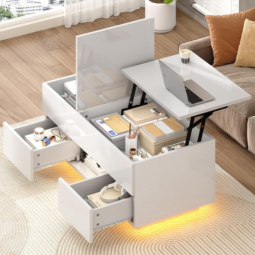 Premium led lift top coffee - led,