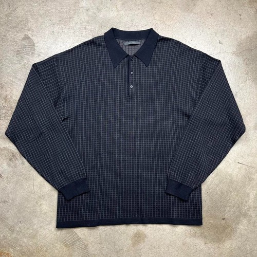 Vintage 90s wool polo - polo, sweater