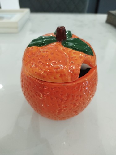 Vintage ceramic orange - vintage,
