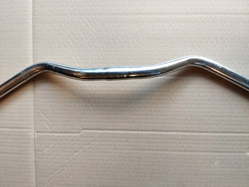 Vintage chrome steel moustache - chrome,