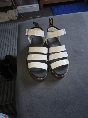 Martens blaire white patent - martens,