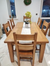 Solid Oak Extendable Dining