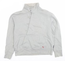 Armani Jeans Men’s Grey Henley High Neck Sweatshirt M