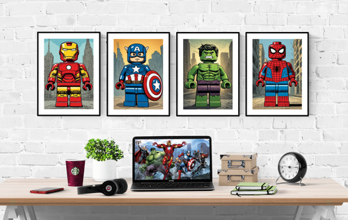 Marvel avengers lego city - marvel,