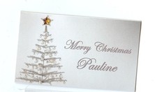 PERSONALISED CHRISTMAS TABLE