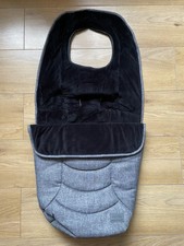 Oyster footmuff grey - oyster,