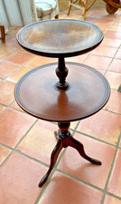 Antique Dumb Waiter/Two-tier side table.  Georgian, Mahogany.